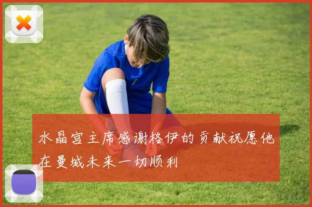 水晶宫主席感谢格伊的贡献祝愿他在曼城未来一切顺利
